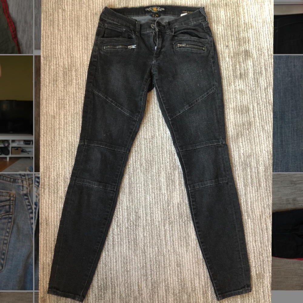 Lucky brand motto black jeans